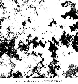Grunge background black and white. Abstract monochrome texture. Old vintage antique surface