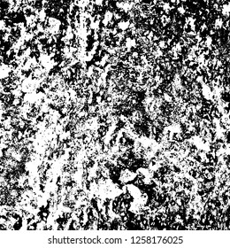 Grunge background black and white. Abstract monochrome texture. Old vintage antique surface