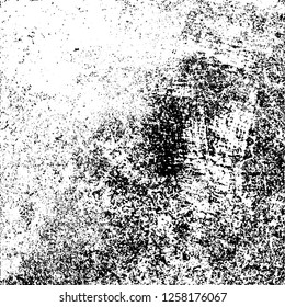 Grunge background black and white. Abstract monochrome texture. Old vintage antique surface