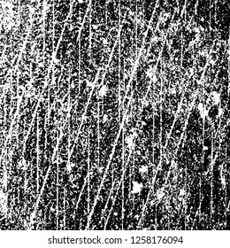 Grunge background black and white. Abstract monochrome texture. Old vintage antique surface