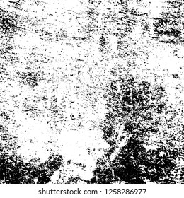 Grunge background black and white. Abstract monochrome texture. Old vintage antique surface