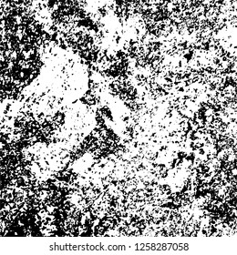Grunge background black and white. Abstract monochrome texture. Old vintage antique surface