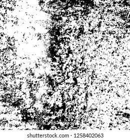 Grunge background black and white. Abstract monochrome texture. Old vintage antique surface