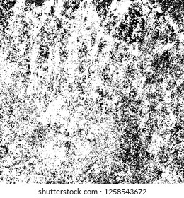 Grunge background black and white. Abstract monochrome texture. Old vintage antique surface