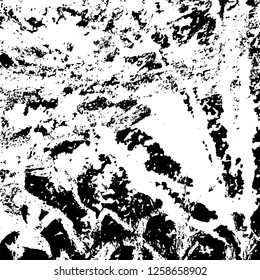 Grunge background black and white. Abstract monochrome texture. Old vintage antique surface