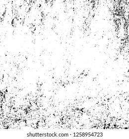 Grunge background black and white. Abstract monochrome texture. Old vintage antique surface