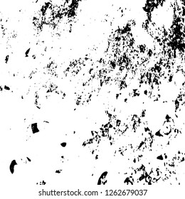 Grunge background black and white. Abstract monochrome texture. Old vintage antique surface