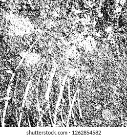 Grunge background black and white. Abstract monochrome texture. Old vintage antique surface