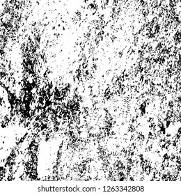 Grunge background black and white. Abstract monochrome texture. Old vintage antique surface