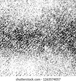 Grunge background black and white. Abstract monochrome texture. Old vintage antique surface