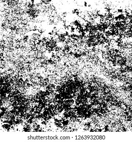Grunge background black and white. Abstract monochrome texture. Old vintage antique surface