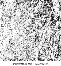 Grunge background black and white. Abstract monochrome texture. Old vintage antique surface