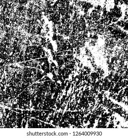 Grunge background black and white. Abstract monochrome texture. Old vintage antique surface