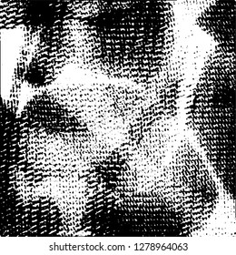 Grunge background black and white. Abstract monochrome texture