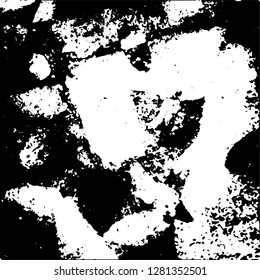 Grunge background black and white. Abstract monochrome texture