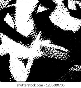 Grunge background black and white. Abstract monochrome texture