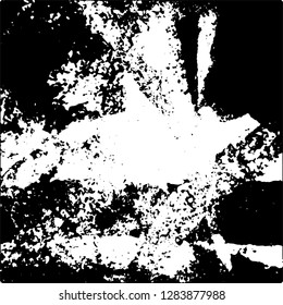 Grunge background black and white. Abstract monochrome texture