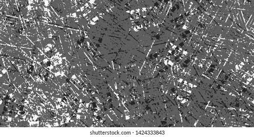Grunge background black and white. Abstract seamless vector texture