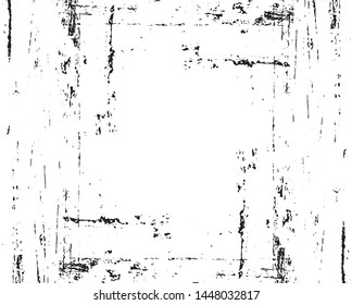 Grunge background of black and white. Abstract vector monochrome vintage surface with dirty pattern in cracks, spots, chips, dots. 