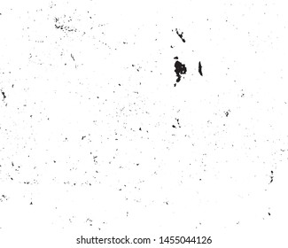 Grunge background is black and white. Abstract monochrome vector texture of chips, dirt, scratches