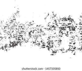 Grunge background is black and white. Abstract monochrome vector texture of chips, dirt, scratches