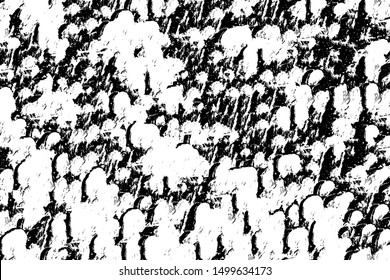 Grunge background black and white abstract. Vector pattern of chaotic spots
