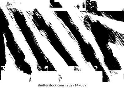 Grunge background of black and white. Abstract vector texture. Monochrome pattern