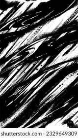 Grunge background of black and white. Abstract vector texture. Monochrome pattern
