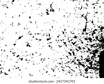 brüchiger Hintergrund auf schwarz-weißem Hintergrund. Abstrakte Textur