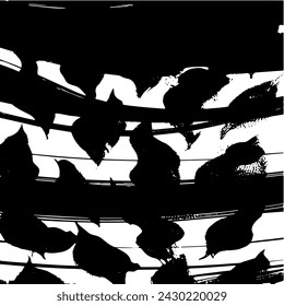 Fondo de grunge de blanco y negro. Ilustración abstracta de la textura de las grietas, virutas, punto. Patrón monocromo sucio de la superficie desgastada antigua