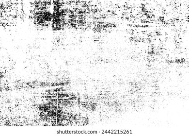 Grunge background of black and white. Abstract illustration texture of cracks, chips, dot