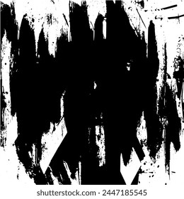 Fondo de grunge de blanco y negro. Abstractas ilustración textura de grietas, virutas, punto. Patrón monocromo sucio de la superficie desgastada antigua