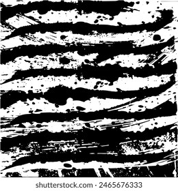 Grunge background of black and white. Abstract illustration texture of cracks, chips, dot. Dirty monochrome pattern of the old worn surface