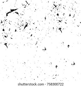 Grunge background of black and white. Abstract vector texture. Monochrome seamless pattern