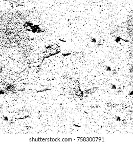 Grunge background of black and white. Abstract vector texture. Monochrome seamless pattern
