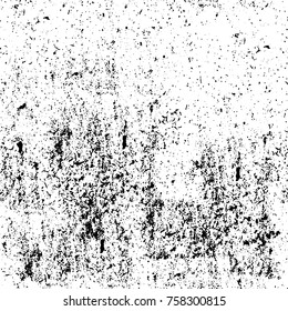 Grunge background of black and white. Abstract vector texture. Monochrome seamless pattern