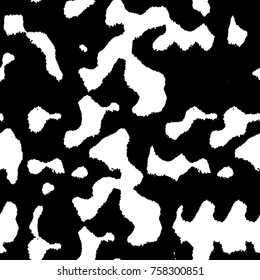 Grunge background of black and white. Abstract vector texture. Monochrome seamless pattern