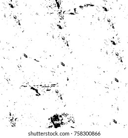 Grunge background of black and white. Abstract vector texture. Monochrome seamless pattern