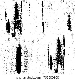Grunge background of black and white. Abstract vector texture. Monochrome seamless pattern