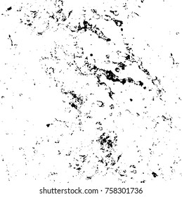 Grunge background of black and white. Abstract vector texture. Monochrome seamless pattern