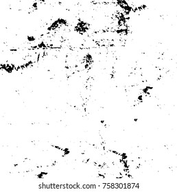 Grunge background of black and white. Abstract vector texture. Monochrome seamless pattern