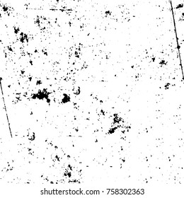 Grunge background of black and white. Abstract vector texture. Monochrome seamless pattern