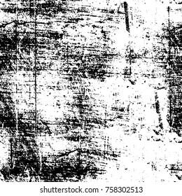Grunge background of black and white. Abstract vector texture. Monochrome seamless pattern