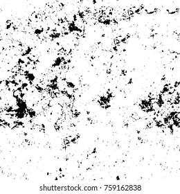 Grunge background of black and white. Abstract vector texture. Monochrome pattern