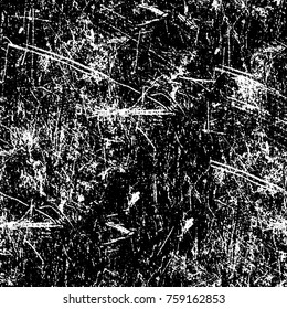Grunge background of black and white. Abstract vector texture. Monochrome pattern