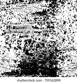 Grunge background of black and white. Abstract vector texture. Monochrome pattern