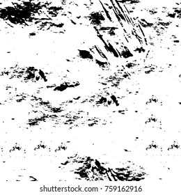Grunge background of black and white. Abstract vector texture. Monochrome pattern
