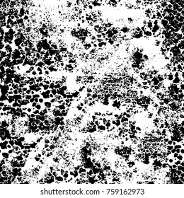 Grunge background of black and white. Abstract vector texture. Monochrome pattern
