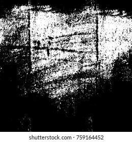 Grunge background of black and white. Abstract vector texture. Monochrome pattern