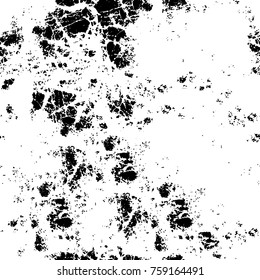 Grunge background of black and white. Abstract vector texture. Monochrome pattern